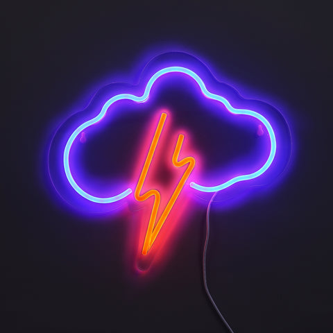 Thunder Cloud Neon Væglampe