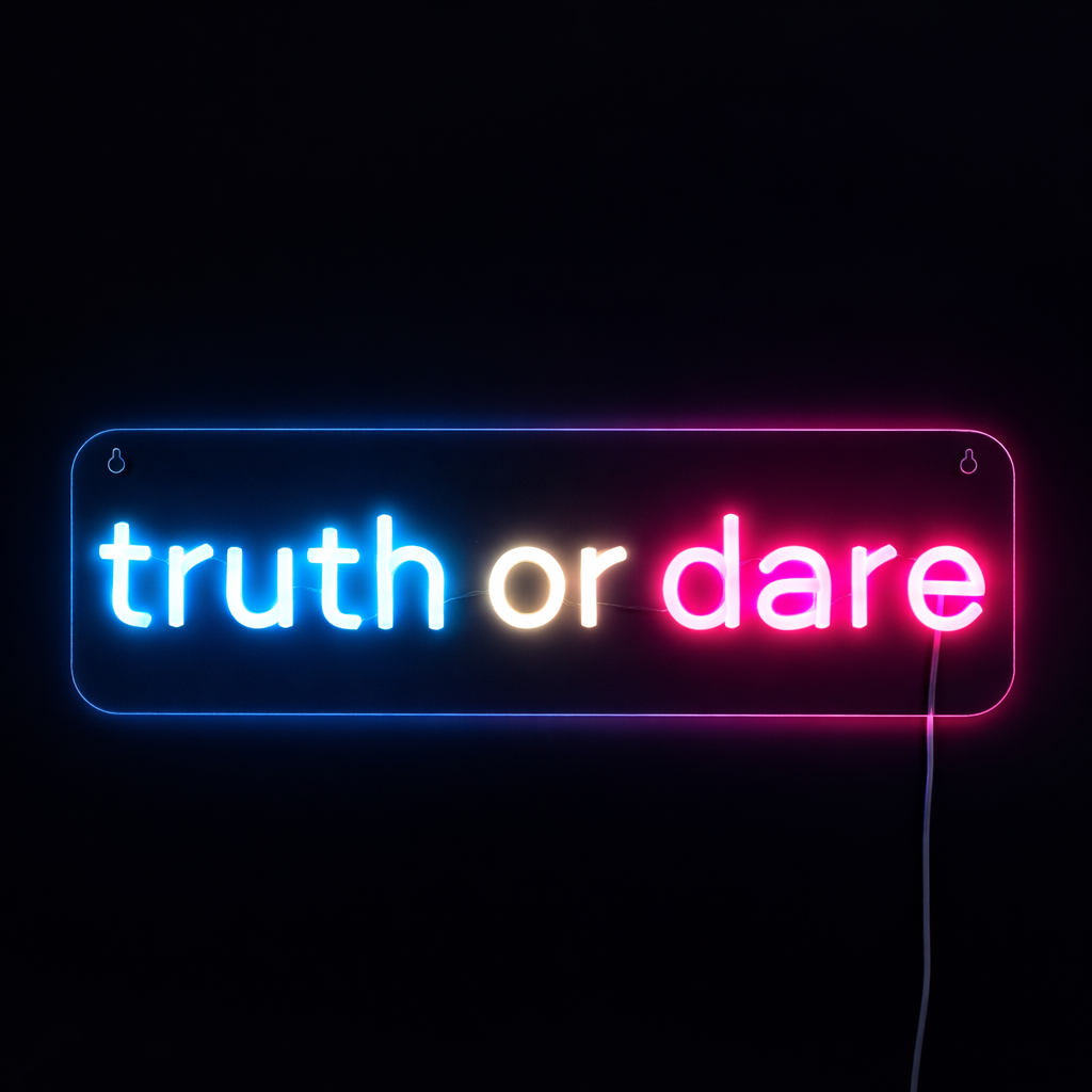 Truth or Dare Neon Væglampe