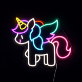 Unicorn Baby Neon Væglampe