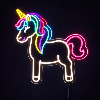 Unicorn Mama Neon Væglampe
