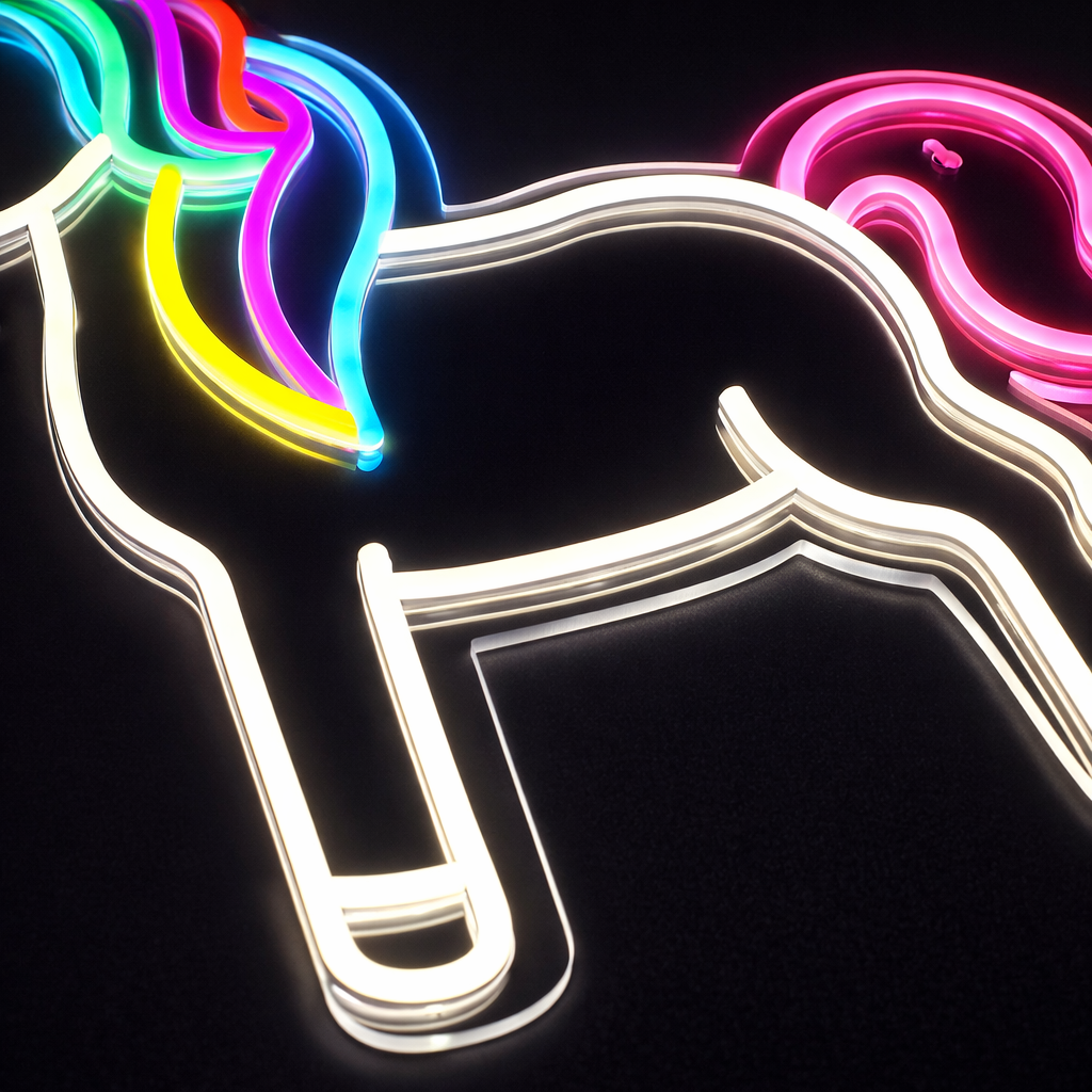 Unicorn Mama Neon Væglampe