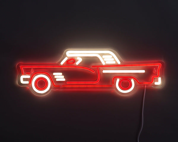 Vintage Car Neon Væglampe