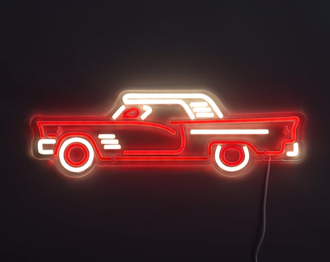 Vintage Car Neon Væglampe