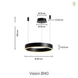 Vision Pendel Ø40 Sort