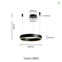 Vision Pendel Ø40 Sort