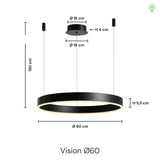 Vision Pendel Ø60 Sort