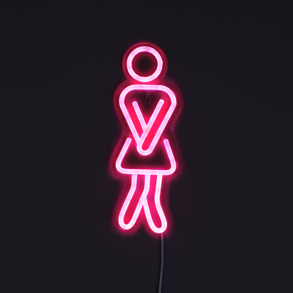 WC Woman Neon Væglampe