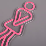 WC Woman Neon Væglampe-Lightish-OutletLamper.dk