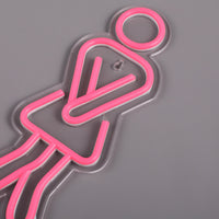 WC Woman Neon Væglampe-Lightish-OutletLamper.dk