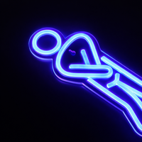 WC Man Neon Væglampe