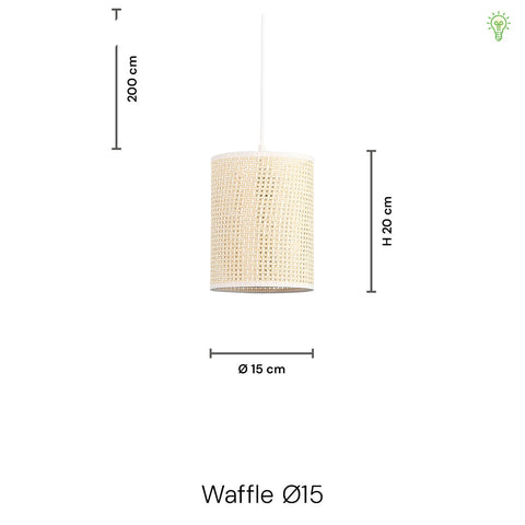 Waffle Pendel Ø15