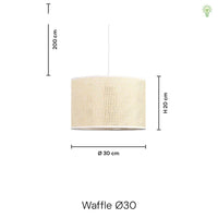 Waffle Pendel Ø30
