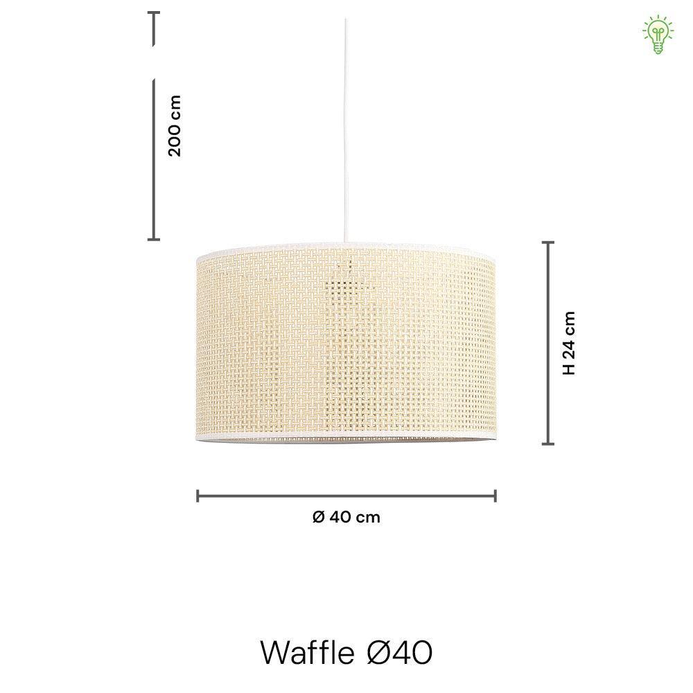 Waffle Pendel Ø40
