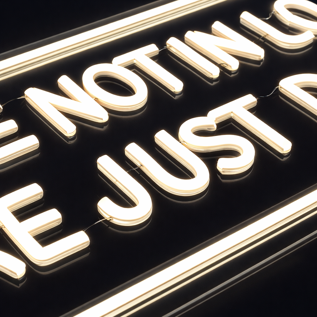 You Are Not In Love Neon Væglampe