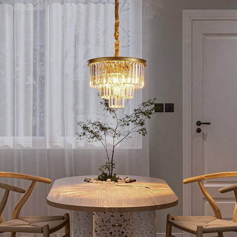 Santorini Lysekrone Ø40 Klar