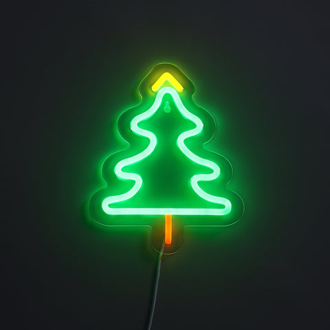 Christmas Tree Neon Væglampe