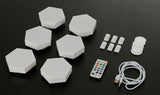 Hexagon LED 5-Set Touch/Remote