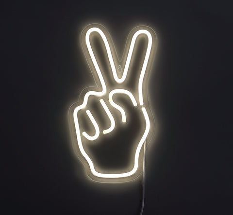Peace Neon Væglampe