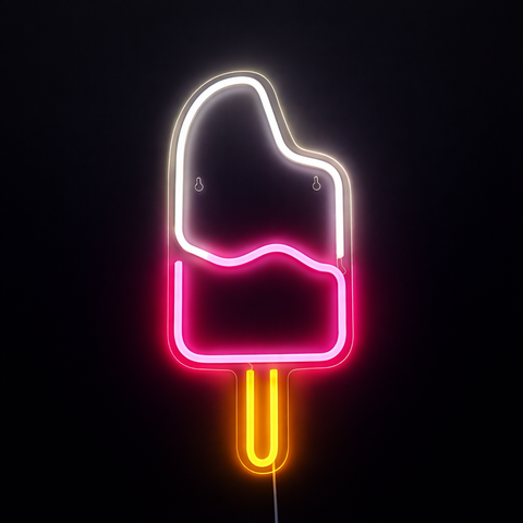 Ice Cream Neon Væglampe