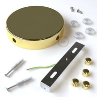 Samleroset Med 4 Sidehuller Blank Messing