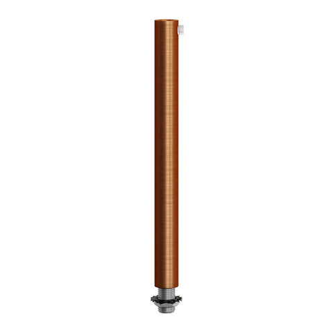 Cylinder Kabelklemme Metal Børstet Kobber 15 cm