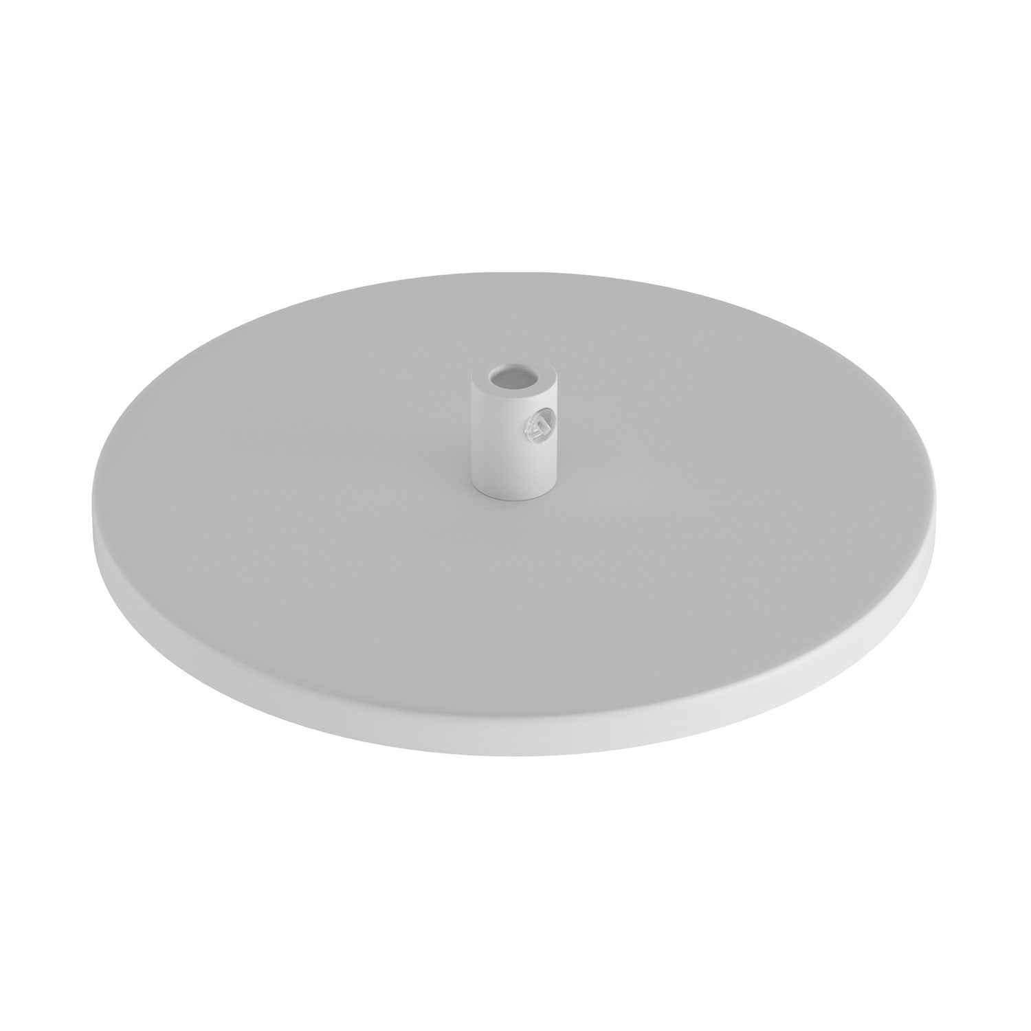 Roset Til 1 Lampe Ø12 Mat Hvid Smal-Creative Cables-OutletLamper.dk