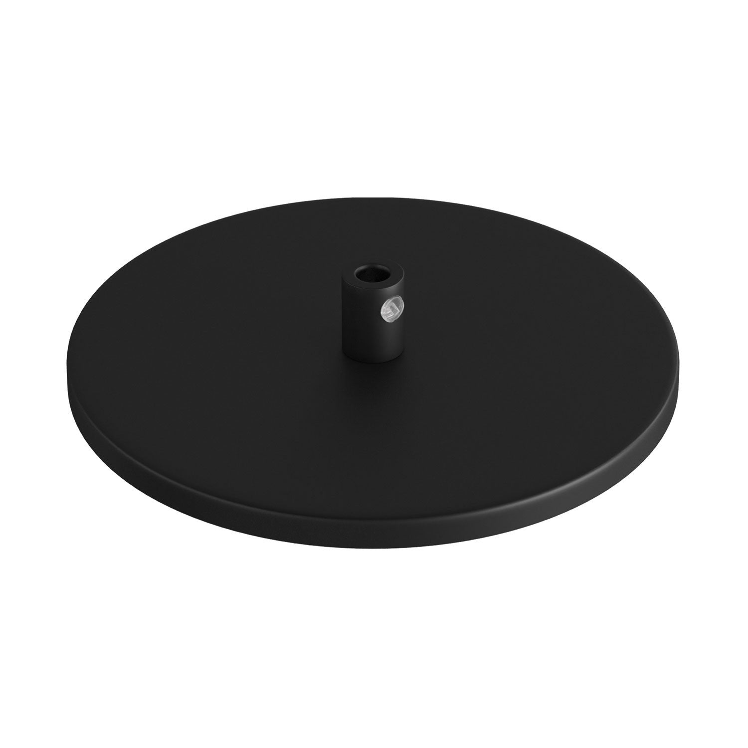 Roset Til 1 Lampe Ø12 Mat Sort Smal-Creative Cables-OutletLamper.dk