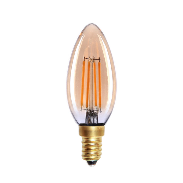 9 x LED 4W B35 Kertepære Dæmpbar E14