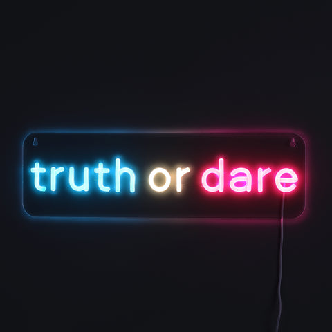 Truth or Dare Neon Væglampe