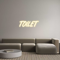 Custom Sign: TOILET-OutletLamper.dk-OutletLamper.dk