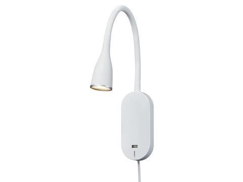 Nielsen Light Eye USB LED Væglampe Hvid