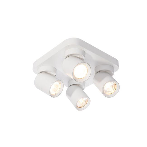 Tilo 4-Spot Loftlampe Hvid