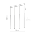 Piano 4 Multipendel Hvid