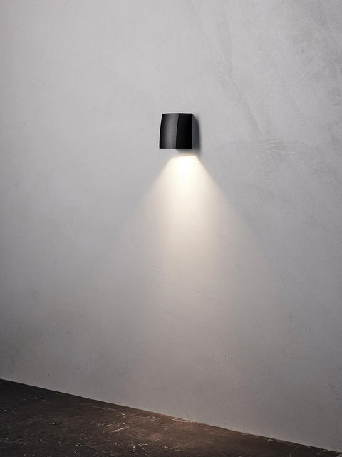 Nielsen Light Ask Udendørs Væglampe Downlight Sort