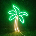 Lightish Palm Tree Neon Væglampe