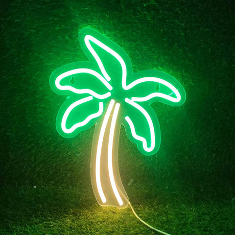 Palm Tree Neon Væglampe