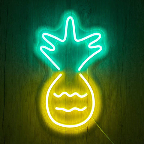 Lightish Pineapple Neon Væglampe