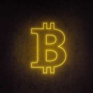 Bitcoin Neon Væglampe