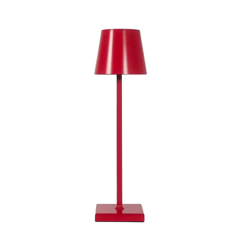 Garda LED Trådløs Bordlampe IP54 Rød
