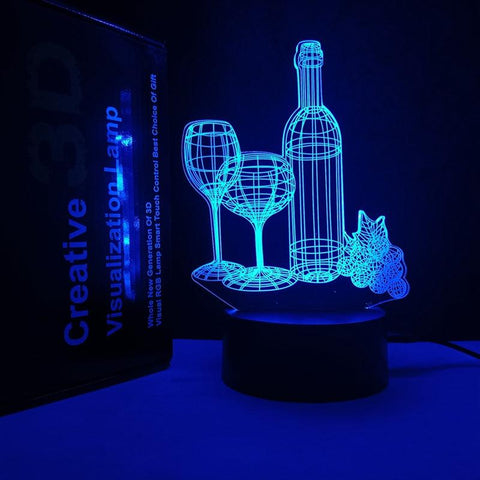 Bar 3D Bordlampe
