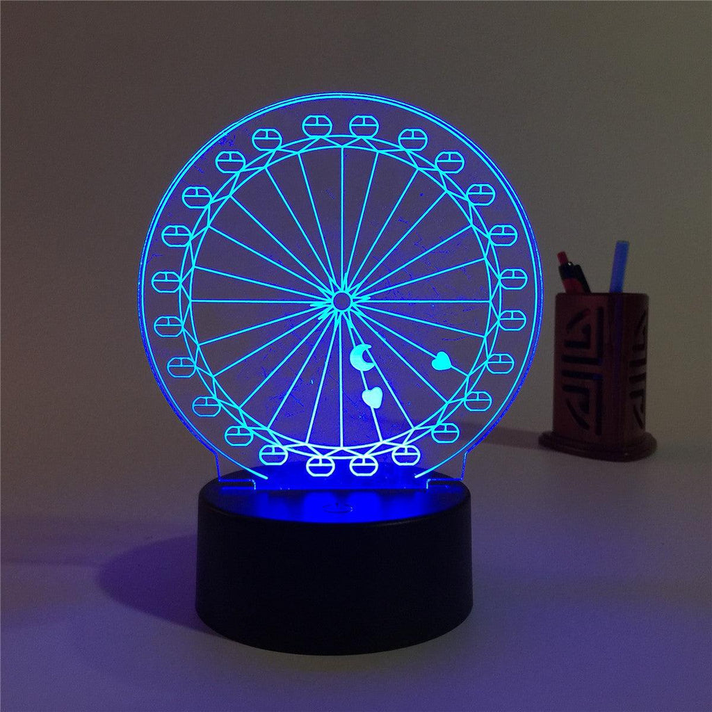 Ferris Wheel 3D Bordlampe
