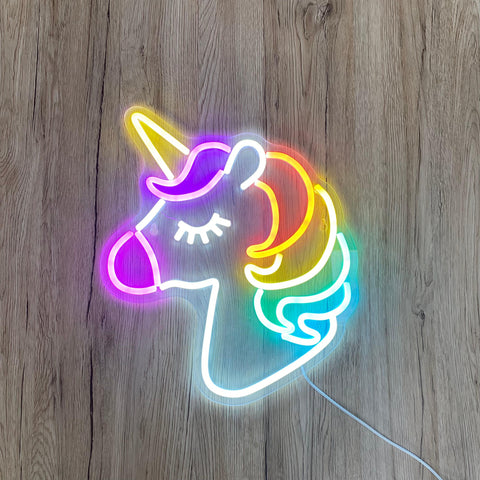 Lightish Unicorn Neon Væglampe