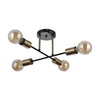 Formio 4-Spot Loftlampe Sort/Messing