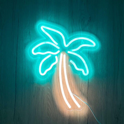 Palm Tree Neon Væglampe