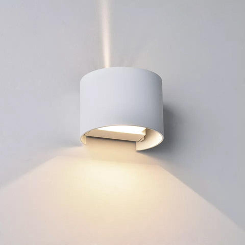 LED Væglampe Round 5W IP65 Hvid