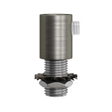 Cylinder Kabelklemme Metal Børstet Krom