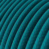 Stofledning Bomuld Cerulean Blå