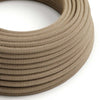 Stofledning Viskose Zig Zag Brun/Hvid