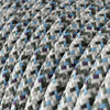 Stofledning Viskose Pixel Blå Ice