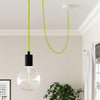 Stofledning Viskose Fluo Gul